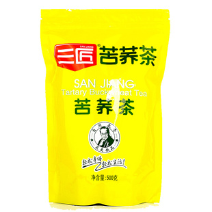 三匠黄苦荞茶500g袋装苦乔正品正宗麦香型荞麦茶叶散装四川大凉山