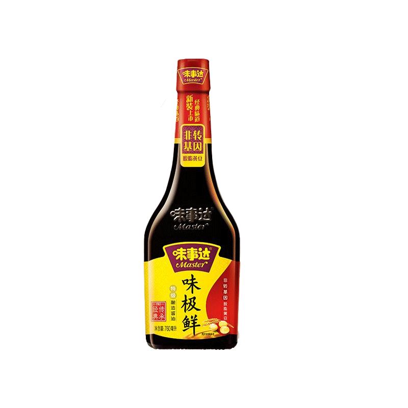 味事达味极鲜酱油760ml家用凉拌菜烹调蘸点调味生抽酿造酱油