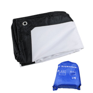 投影幕布100寸150寸200寸300寸流动电影幕投影仪机幕布折叠软幕