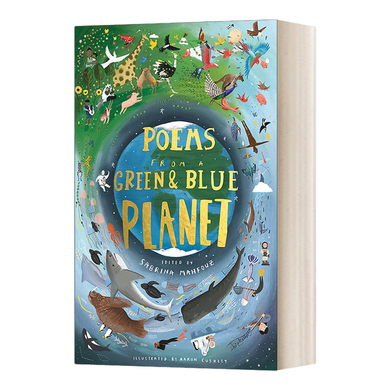 英文原版 Poems from a Green and Blue Planet 陆地海洋的诗句 精装 英文版 进口英语原版书籍儿童外文书