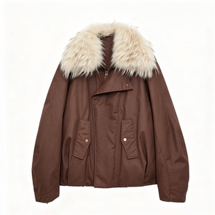 【CHIC PARKA】付智恩 新锐姿态 可拆卸毛领90鹅绒羽绒皮草派克服