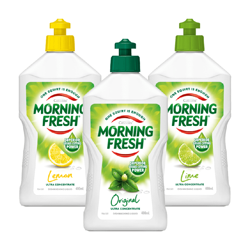 澳洲Morning Fresh晨新辰清混合味洗洁精400ml*3果蔬清洗低泡去油