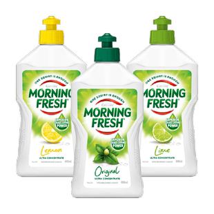 澳洲Morning Fresh晨新辰清混合味洗洁精400ml*3果蔬清洗低泡去油