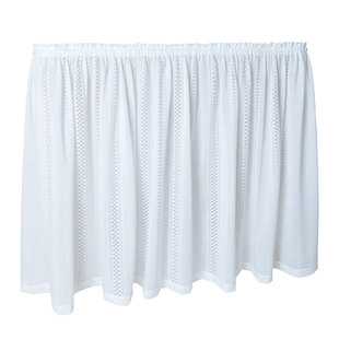 美式遮挡帘防尘魔术贴白色蕾丝柜子小半帘短帘窗帘橱柜帘子自粘式