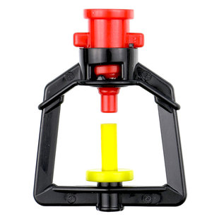 360度旋转微喷头自动喷灌雾化喷水温室大棚吊挂浇水折射洒水降温