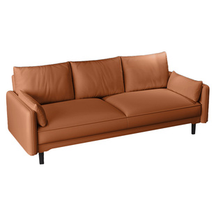 猫抓皮办公沙发商务简约意式轻奢会客服装店接待休息区客厅沙发