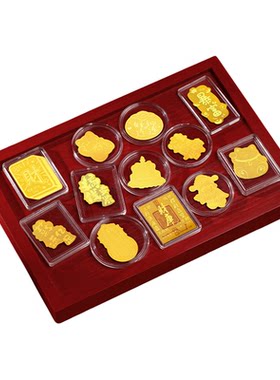 金六福吉祥黄金手机贴
