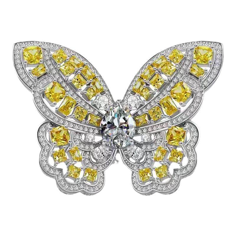 pringxy女时尚欧美蝴蝶戒指