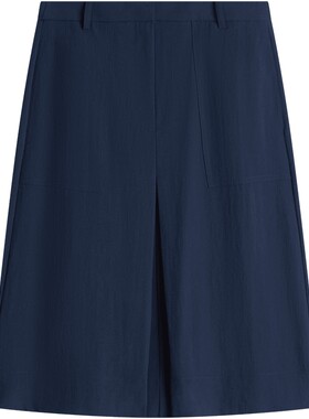 Tommy女装开叉A字西装裙半身裙