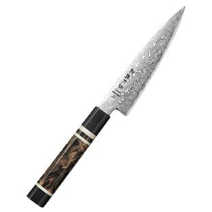 和臻日本进口ZDP189粉末钢刀具大马士革钢厨房刀万用刀水果刀削皮