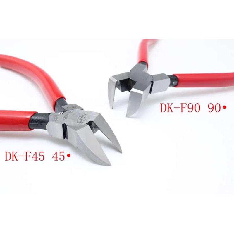 45度斜口钳塑料斜嘴钳深度剪切水口钳90度直角钳顶切钳汽车卡扣钳