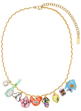 TysGrocery手绘陶瓷组合吊坠项链