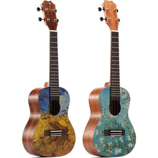 TOM尤克里里汤姆梵高 杏花 麦田 NANA-C3 VGA-C2 WGW-C2 TUC700