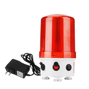 充电式声光报警器免接线爆闪灯便携磁吸警报灯电池信号闪烁闪光灯