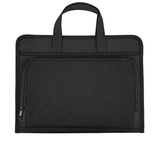 文件夹包公文收纳袋大容量a4分层式试卷资料风琴帆布拉链款手提包