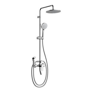 法恩莎卫浴家用浴室淋浴器精铜增压四功能带喷枪冷热花洒套装8611