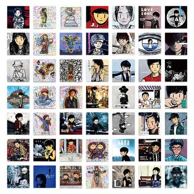 陶创创明星涂鸦贴纸高颜值美女