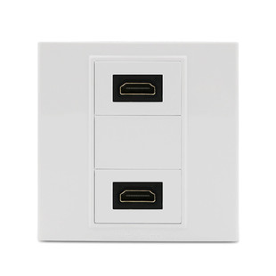 免焊接高清HDMI插座面板墙壁86型 HDMI2.0超清1080P电视电脑对接