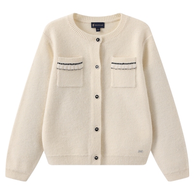 POLOWALK秋季女童线衫开衫