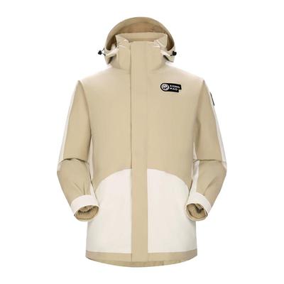 骆驼冲锋衣熊猫系列防油污外套男