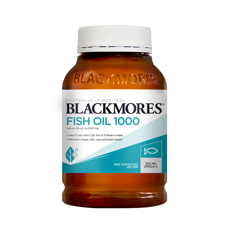 澳佳宝Blackmores深海鱼油软胶囊omega3中老青少年DHA记忆鱼肝油