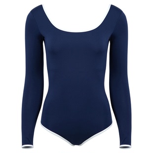 韩国BARREL长袖连体泳衣女海边度假沙滩泡温泉保守防晒显瘦2025款