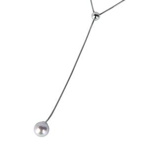 MAJORICA美娇丽佳手作珍珠项链吊坠颈链轻奢小众设计10mm手作珍珠