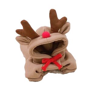 搞怪可爱抓绒卫衣胖狗衣服秋冬装巴哥法斗柴犬雪纳瑞泰迪宠物服饰