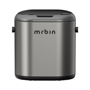 麦桶桶自动吸附智能感应垃圾桶卫生间客厅自动高颜值不锈钢带盖桶