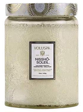 voluspa中浮雕435家居罐香薰蜡烛