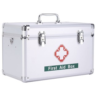 医药箱家用大容量金属多层收纳箱宿舍手提出诊箱医疗箱药箱便携