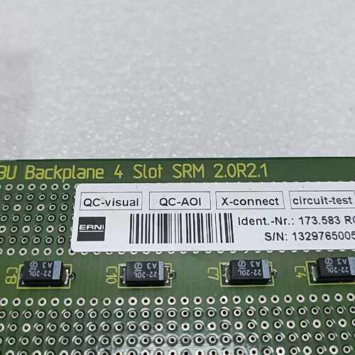 （请询价）Compactpci  3U Backplane 4 Slo