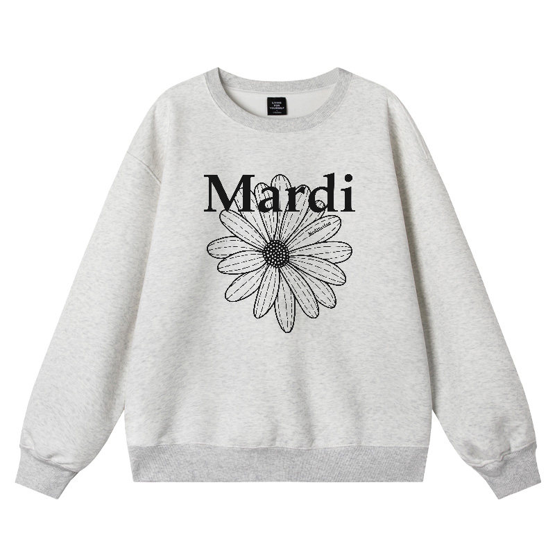 MardiMeditation雏菊印花卫衣女