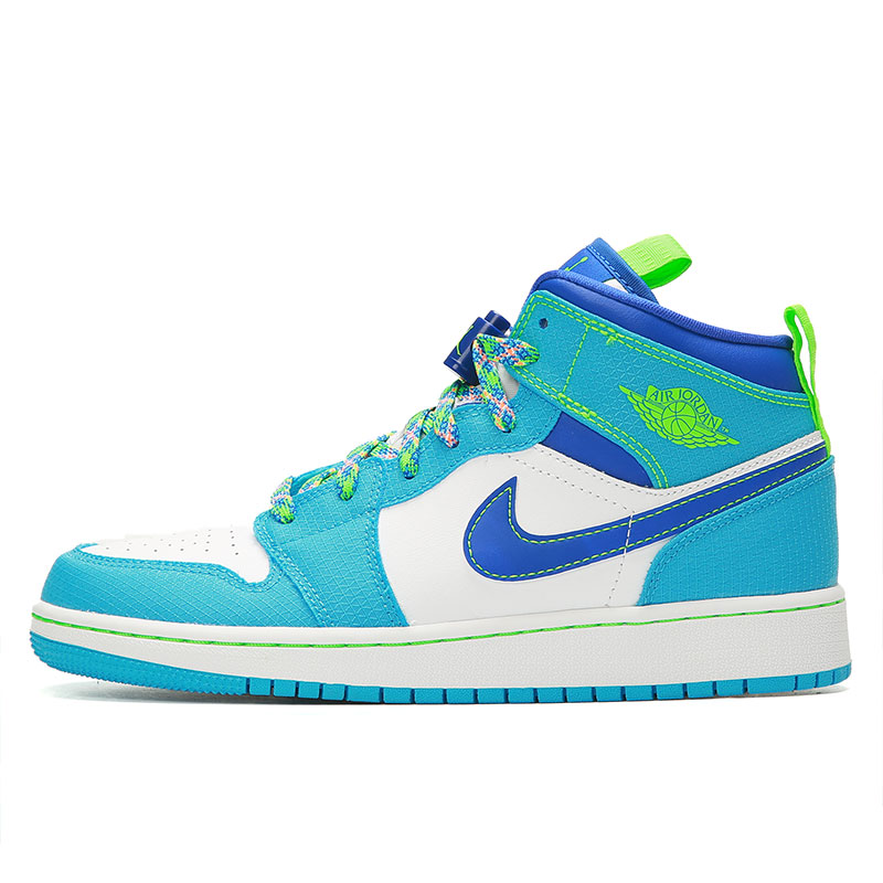 Nike/耐克正品AIR JORDAN 1 MID SE GS AJ1大童篮球鞋DA8010-400