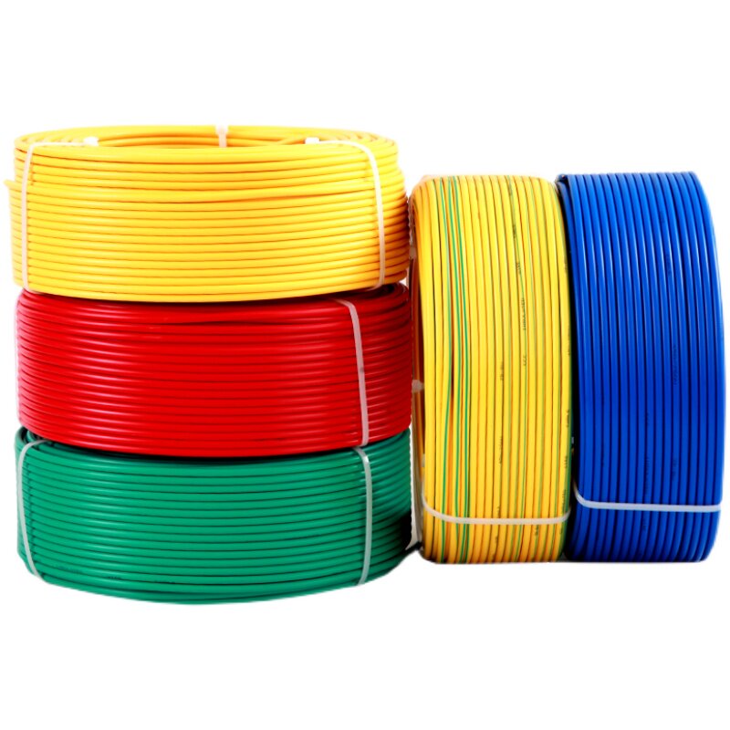 黄绿双色接地线2.5平方铝芯单股4平方铝线BLV/6/10地线单芯多股线