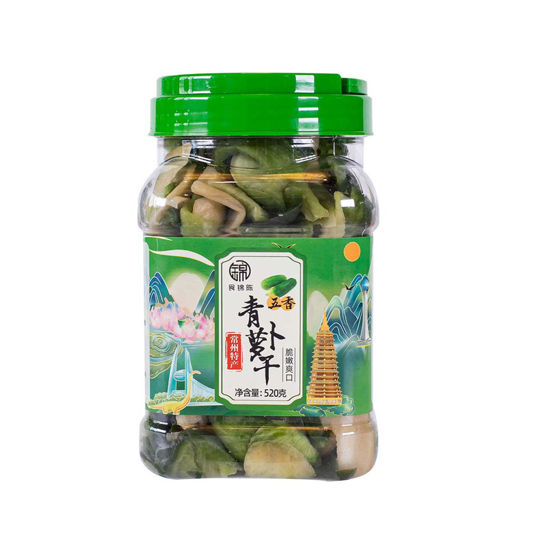 【SC认证+非遗工厂】食锦陈常州特产青萝卜干原味香辣脆嫩下饭菜