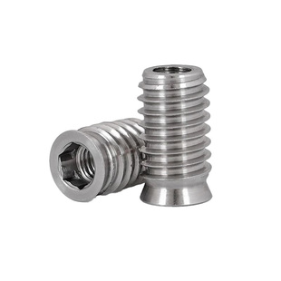 304不锈钢内外牙预埋螺母家具内六角沉头螺帽木工螺母预埋件内置