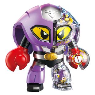 费米铁甲小宝蝎子莱莱拼装积木机甲潮玩手办儿童玩具礼物