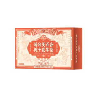 蒲公英散金银花结茶节结搭夏枯草中药材消除正品肺乳腺结养生茶节