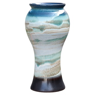 大号高筒九尾狐多肉花盆陶瓷透气粗陶鱼尾盆悬崖三角梅飘枝盆特价