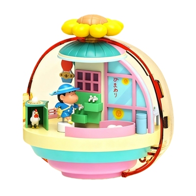 蜡笔小新盲盒摆件可爱的家场景