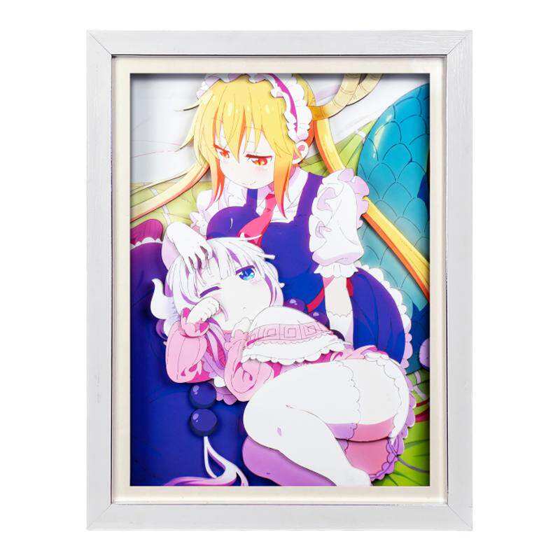小林家的龙女仆装饰画立体画手工