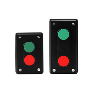 正泰启动开关按钮盒NP2-E2001/3001 1开1闭2档启停自复位按钮开关