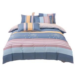 a纯棉b牛奶绒四件套单面珊瑚绒被套全棉加绒毛法兰绒床单床笠秋冬