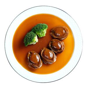 德叔即食溏心大鲍鱼20头吉品干鲍加热特大鲜冻干货米其林餐厅出品