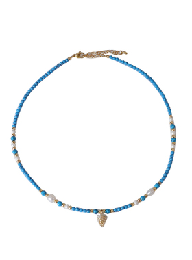 XMR新中式串珠绿松石项链