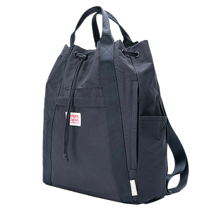 日本潮牌ROOTOTE马卡龙休闲男女帆布双肩包 迷你小款大款抽绳背包