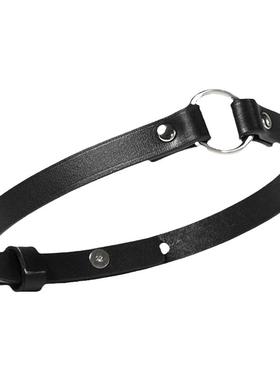 手工项圈颈环choker颈带颈链牛皮项圈锁骨链定制刻字