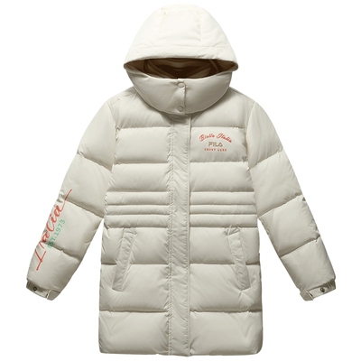 FILA斐乐大童中长款羽绒服