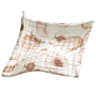 婴儿口水巾新生儿纯棉超软小方巾宝宝专用洗脸巾儿童用品纱布毛巾